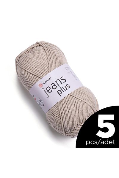 Yarnart Jeans Plus Knitting Yarn - 87 - 5 Pcs