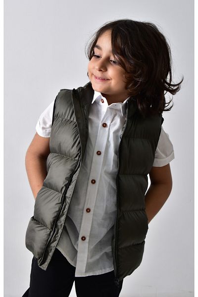 Banadamoda Boy's Mat Inflatable Vest
