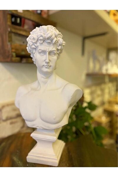 Mirsa Global Dekoratif Davut Büst Heykel
