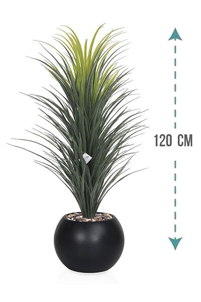 Generic Large artificial cactus with a round plastic stand