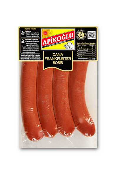Apikoğlu Doğal Füme Dana Frankfurter Sosis Üçlü Paket