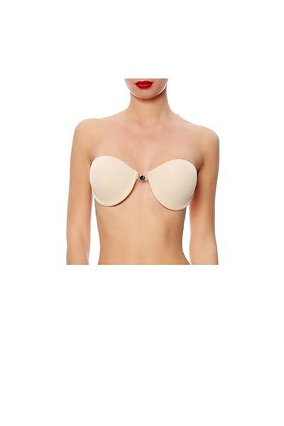 Magic Form Push up Strapless Bra with Front Clip and Back Strap