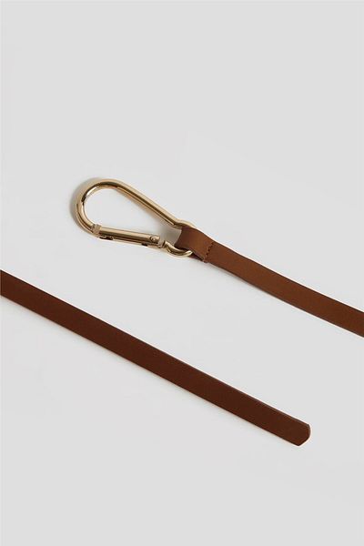 Armine Leather Rope Belt 25Yd008 Tan