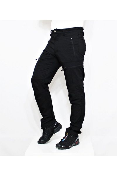 Silyon Askeri Giyim Summer Tactical Lycra Outdoor Trekking Pants Black Color