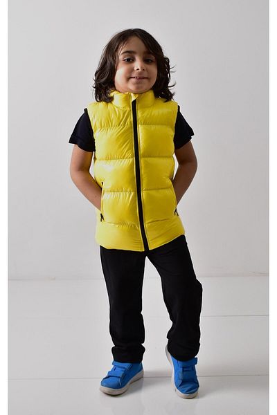 Banadamoda Boy's Shiny Puffer Vest