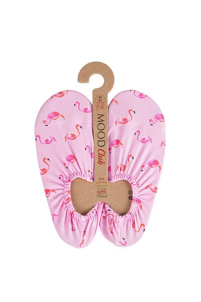 MOOD Club Pink Flamingos Sea Shoes and Multi-Purpose Non-Slip Pool Booties