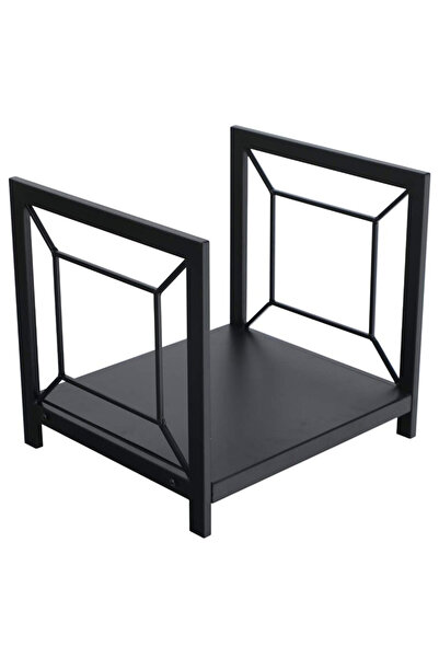 Abronya Odun Koymak Için Sepet Şömine Yanı Metal Odunluk