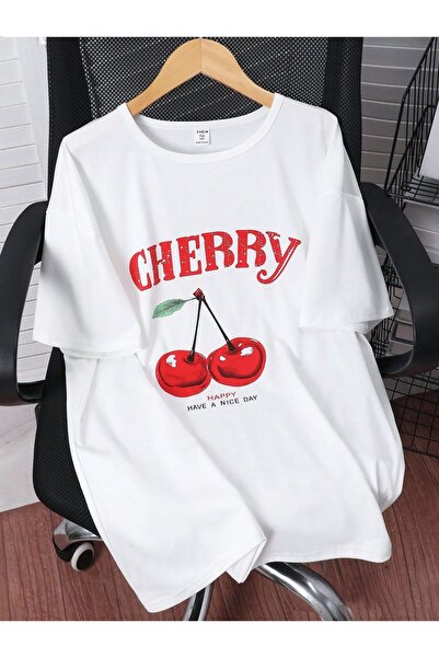 Jose Clothing Tricou imprimat cu mânecă scurtă cu croială supradimensionată