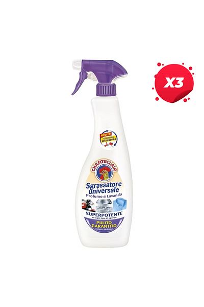 chante clair X3 - CHANTE CLAIR UNIVERSAL DEGREASER SPRAY 600ML LAVENDER