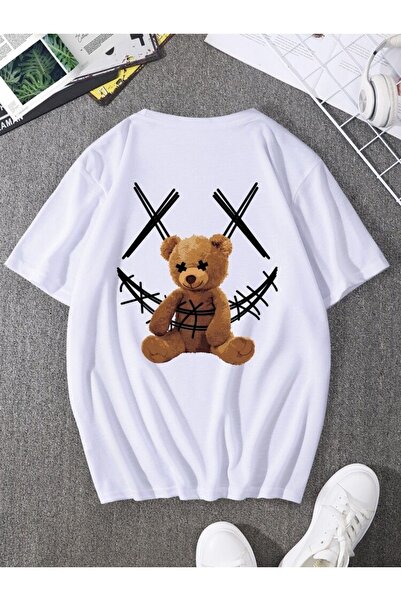 Jose Clothing تي شيرت مطبوع بأكمام قصيرة وقصة كبيرة الحجم