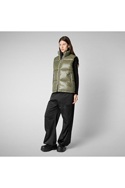 SAVE THE DUCK Unisex Şişme Yelek Haki - Ailantus