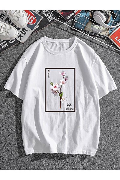 Jose Clothing Tricou imprimat cu mânecă scurtă cu croială supradimensionată