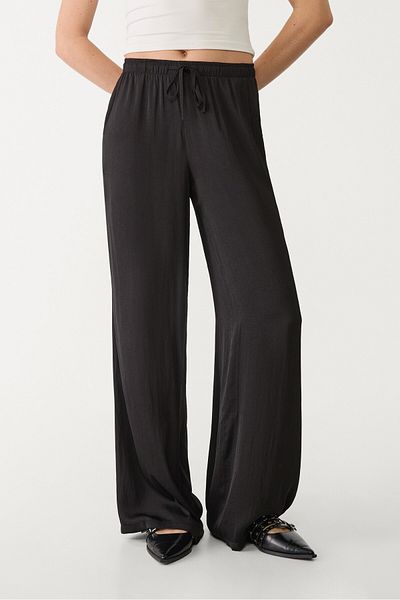 Stradivarius Flowing satin trousers