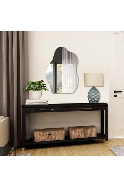 Generic Durable metal frame wall mirror, perfect for your home decor 80*60