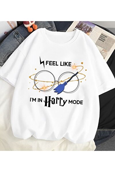 Bengi Clothing تي شيرت مطبوع بأكمام قصيرة وقصة كبيرة الحجم