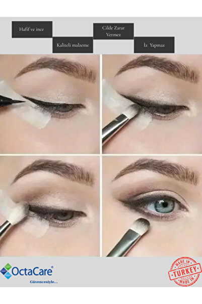 Octacare Makyaj Bandı Burun Cilt Yanak Parmak Bant Kapatıcı Fondöten Eyeliner Makyaj Ürünleri Kadın Bakım