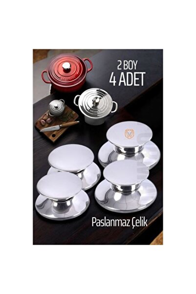 ModaCar Tencere Tava Tepesi Tencere Tava Kapağı Tutucu 2 Boy 4 Adet