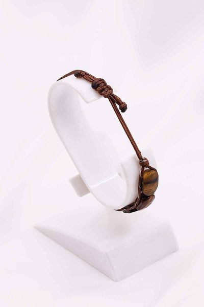 SAURACHI Tiger Eye Stone Natural Stone Rolex Bracelet Staircase Elevator Closure Adjustable