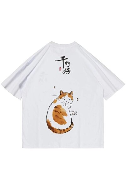 Jose Clothing Tricou imprimat cu mânecă scurtă cu croială supradimensionată