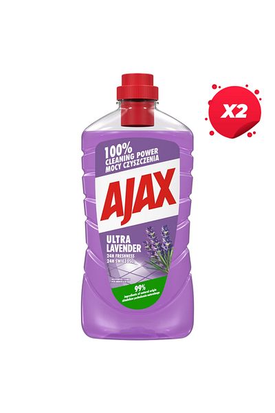 Ajax X2 - AJAX FLOOR SOLUTION 1L ULTRA LAVENDER