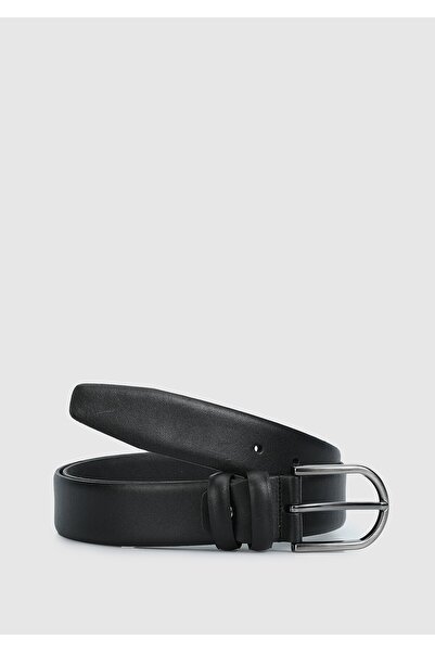 Provoq Curea de piele pentru bărbați Provoq 002 neagră