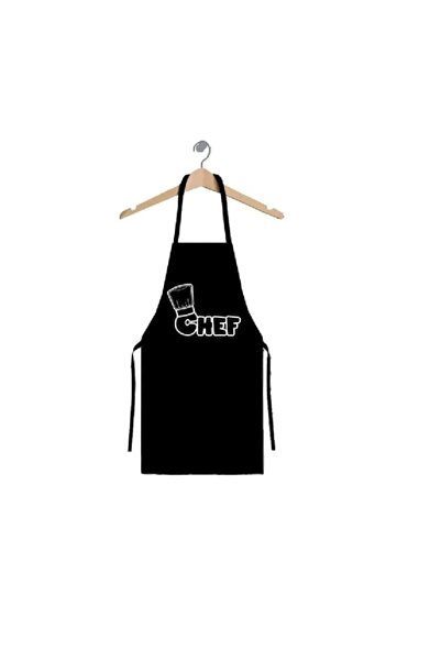 evimms - Kumaş Chef Baskılı Mutfak Önlüğü