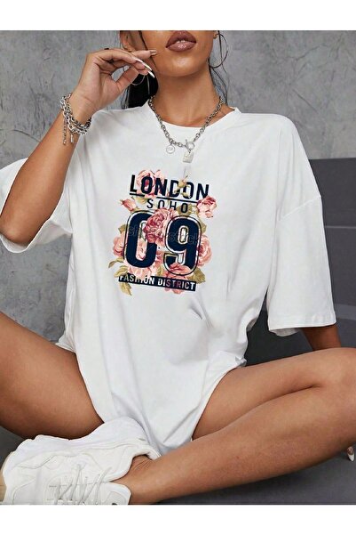 Bengi Clothing Футболка з принтом оверсайз з коротким рукавом