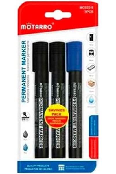 MOTARRO أقلام تحديد دائمة ذات رأس رفيع للكتابة والرسم والرسم اليدوي