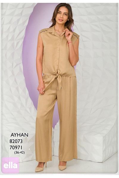 AYHAN Double Shirt Pants Suit