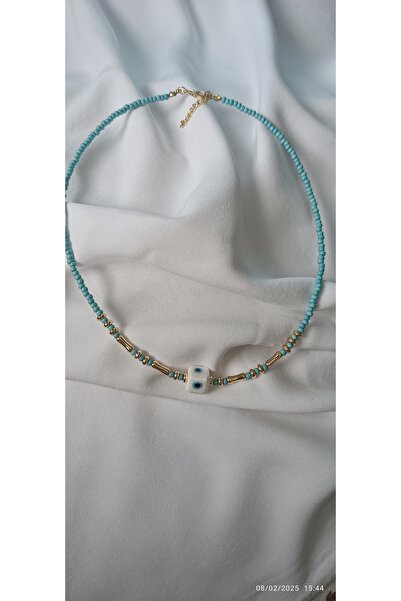 ARİ TAKI Bead Necklace Turquoise