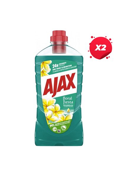 Ajax X2 - AJAX FLOOR SOLUTION 1L LAGOON FLOWERS
