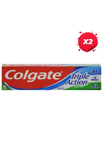 Colgate X2 - COLGATE TOOTHPASTE 100ML TRIPLE ACTION