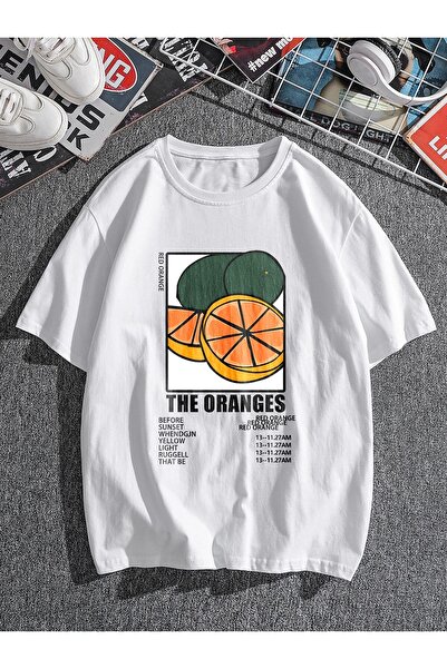 Jose Clothing Tricou imprimat cu mânecă scurtă cu croială supradimensionată