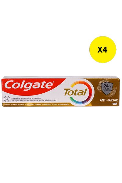 Colgate X4 - COLGATE TOOTHPASTE 100ML TOTAL ANTI-TARTAR