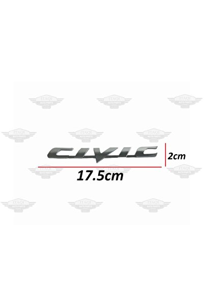 İTAQİ Yazi Civic 06-11 Rear (Civic Yazisi) 75722-Snb-J01