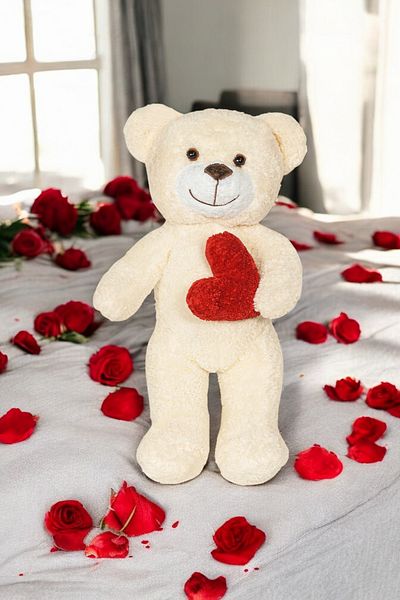 Canestar Plush Teddy Bear with Heart - Very Special Heart Gift Plush Teddy Bear for Lover