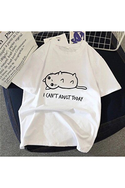 Jose Clothing تي شيرت مطبوع بأكمام قصيرة وقصة كبيرة الحجم