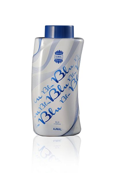 Ajmal The most beautiful scented body powder, Blue, 100 grams