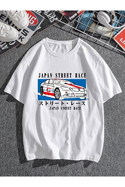 Bengi Clothing تي شيرت مطبوع بأكمام قصيرة وقصة كبيرة الحجم