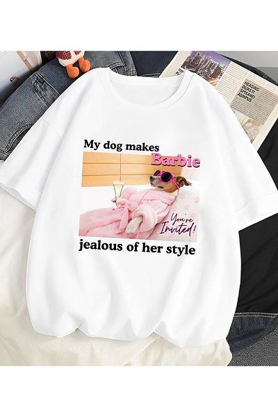 Bengi Clothing Oversize Cut Short Sleeve Printed T-Shirt