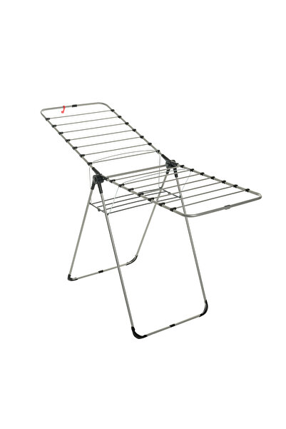 Genel Markalar Le Modüler 2 Kanatlı Yer Tasarruflu ve Pratik Dayanıklı Metal Malzemeli Çamaşır Kurutmalık