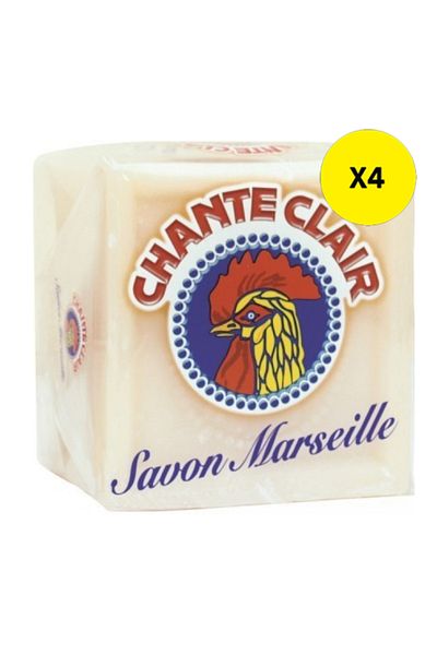 chante clair X4 - CHANTE CLAIR SAPUN 250G SAVON MARSEILLE