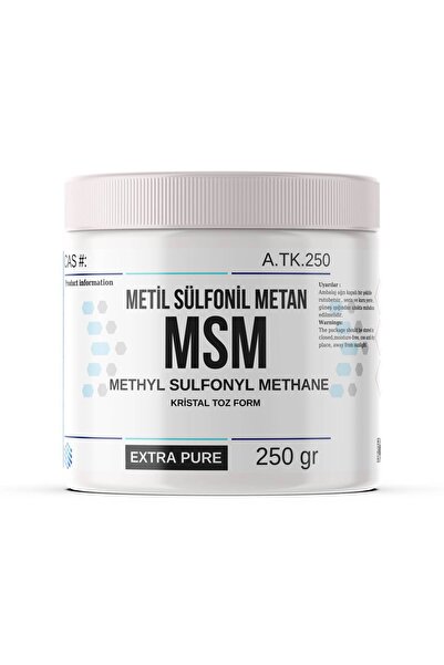 Aromel Msm Metil Sülfonil Metan 250 gr Methyl Sulfonyl Methane