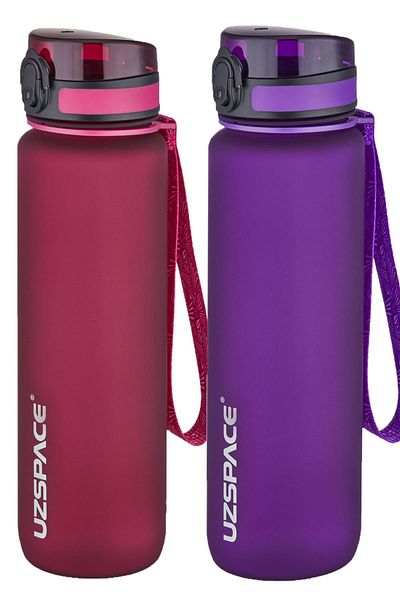 Uzspace 1000 Ml Large Size 2-Piece Tritan Flask Set - 14 Different Color Options