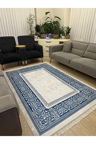MODKLAS Kaymaz Taban Yıkanabilir Dijital Baskı Dekoratif Halı - 4m =160x230 cm, 6m =200x300 cm