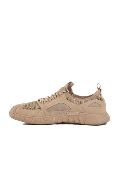 Bulldozer Ανδρικά αθλητικά παπούτσια μπεζ Memory Foam Mesh Breathable