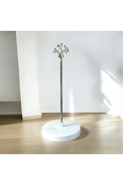 partridge store Real Marble Footed Paper Towel Holder-Napkin Holder
