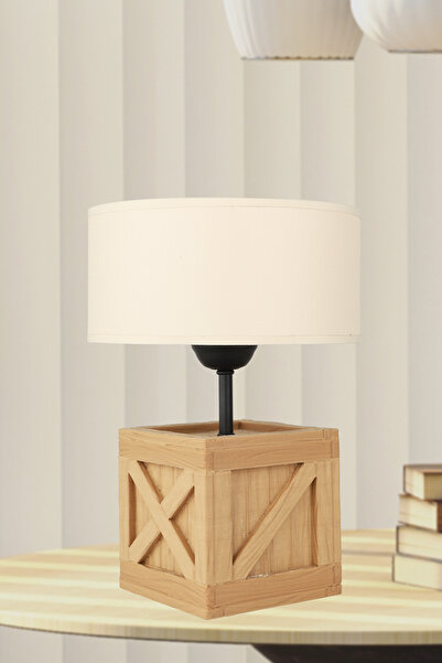 Begüsa Rani Masa Lambası Krem Şapka