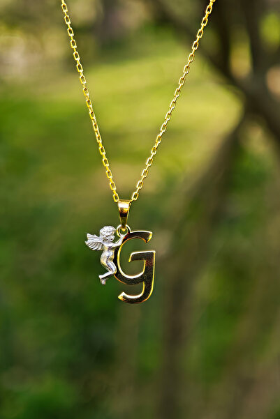 jingle bells Melekli Harf Kolye G Harfi Kolye