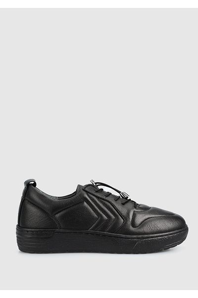 Eclipse Leather Black Women's Shoes